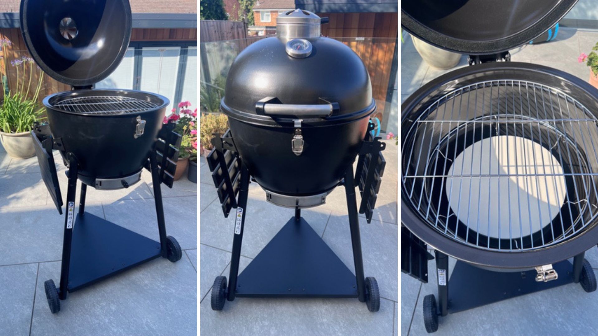Barbequick 21 Steel Kamado Charcoal Grill