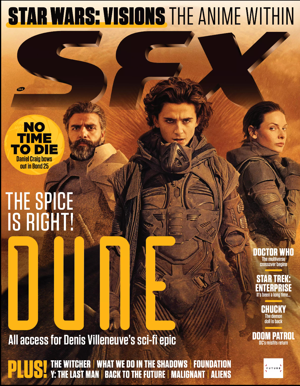 SFX sayısı 344'ün Dune kapağı.