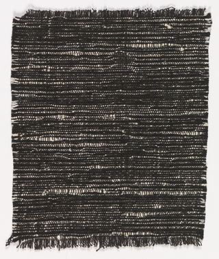 Anni Albers small, black-and-white woven textile