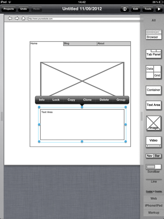 iMockups is a genuinely useful tool for web designers