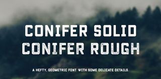 Conifer font