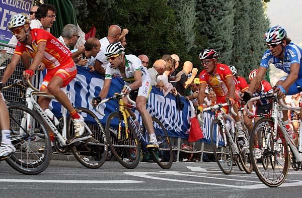 Cadel Evans (Australia) during the race