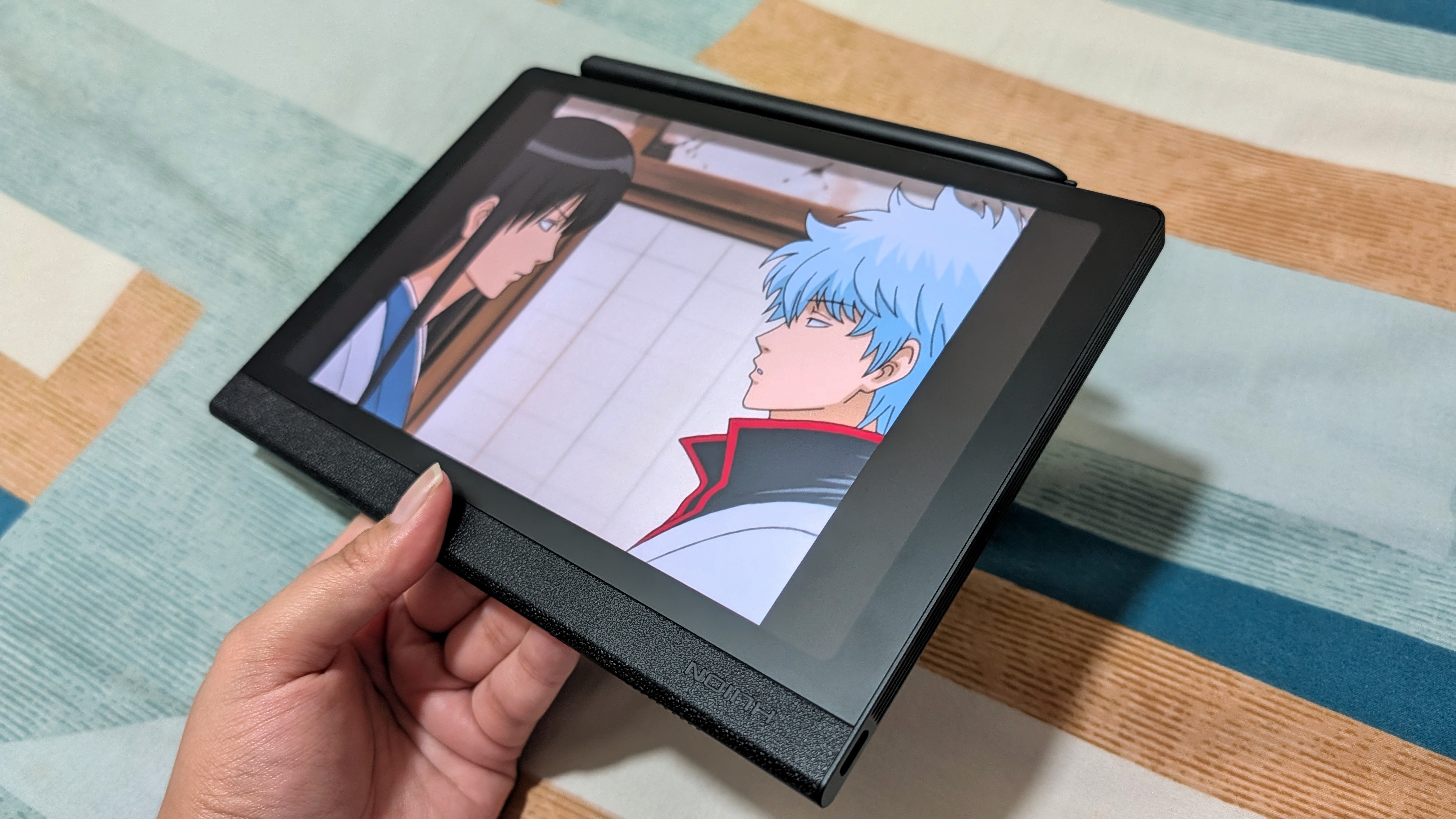 Huion Note E Android tablet with a stylus and paper-like display