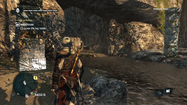 Black Flag Buried Treasure No. 8 location