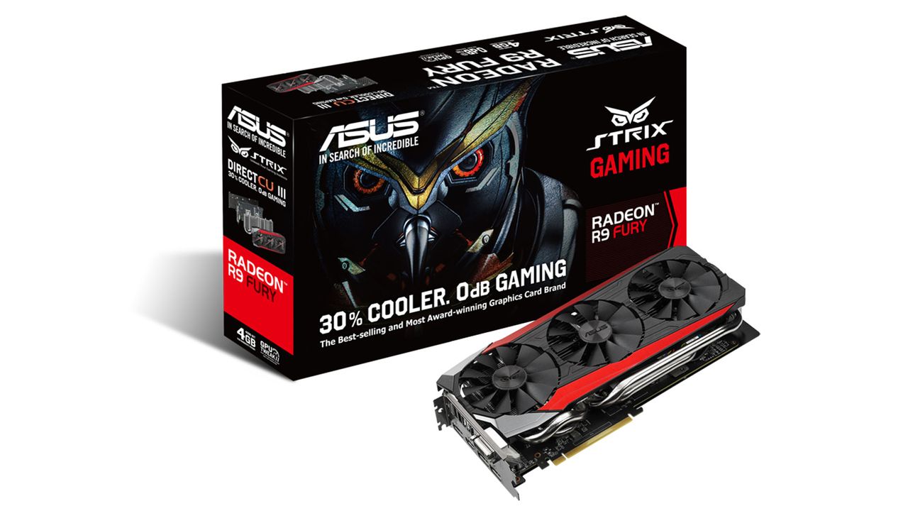 STRIX-R9FURY-DC3-4G-GAMING box+vga