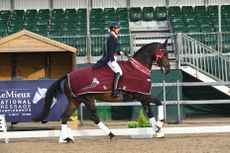 laura tomlinson at the national dressage championships