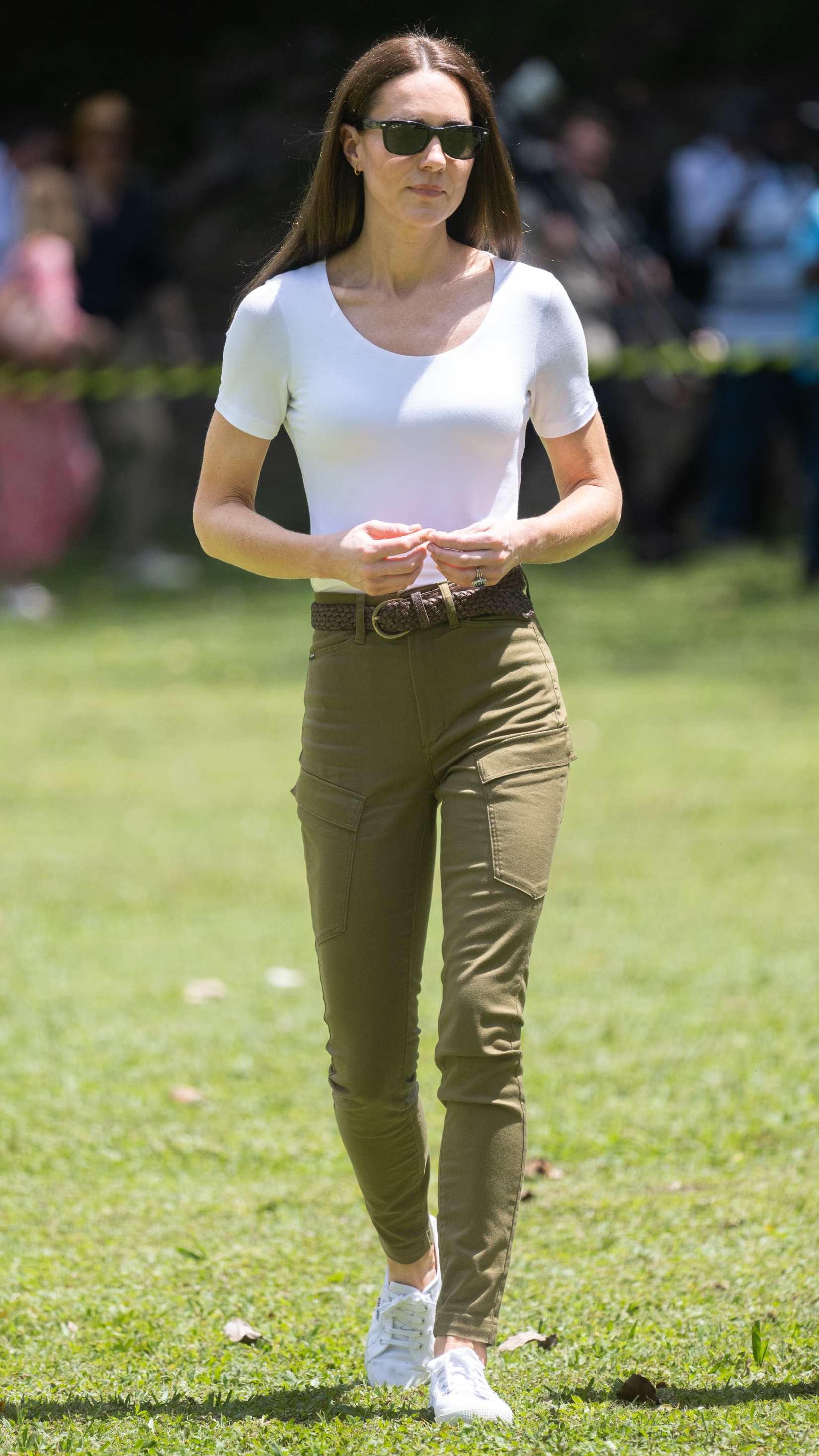 Catherine, Princess of Wales visits Caracol, an ancient Mayan archaeological site