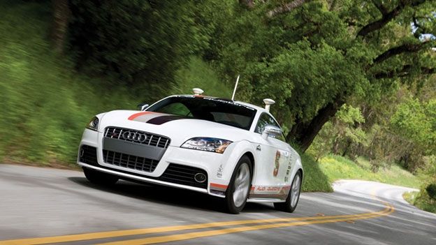 Audi self-driving car