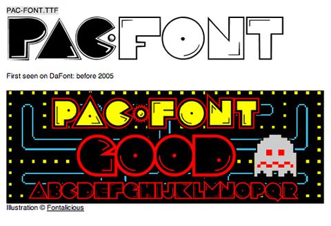 fonts collection pac