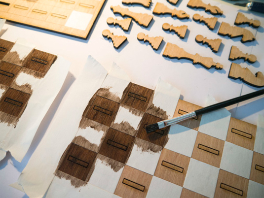 minimal chess set