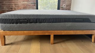 The Layla Hybrid Mattress on a bed