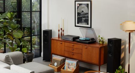 Cambridge Audio turntable in a living room
