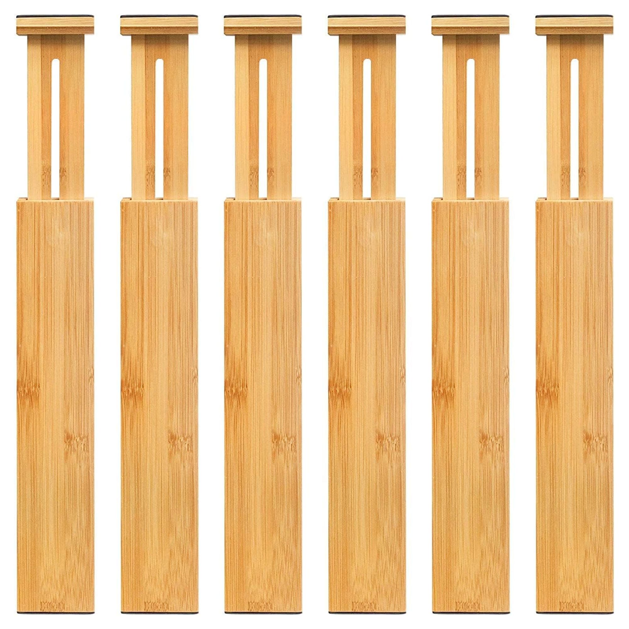 Wooden drawer dividers