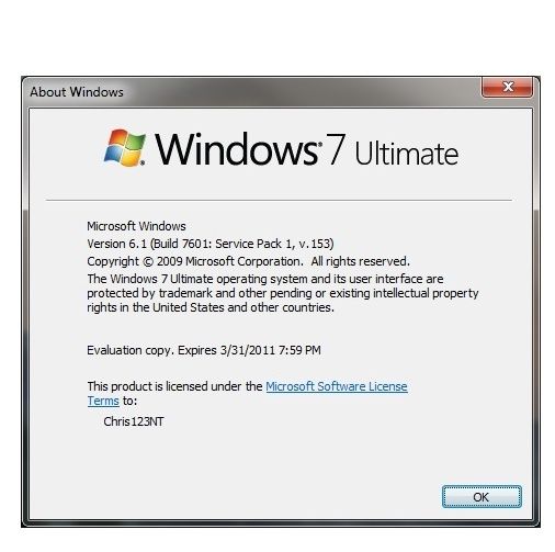 windows 7 ultimate with service pack 1