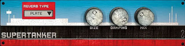Select your reverb type with Supertanker