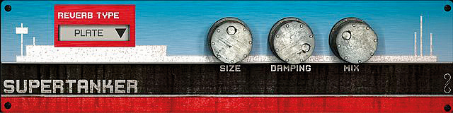 Select your reverb type with Supertanker