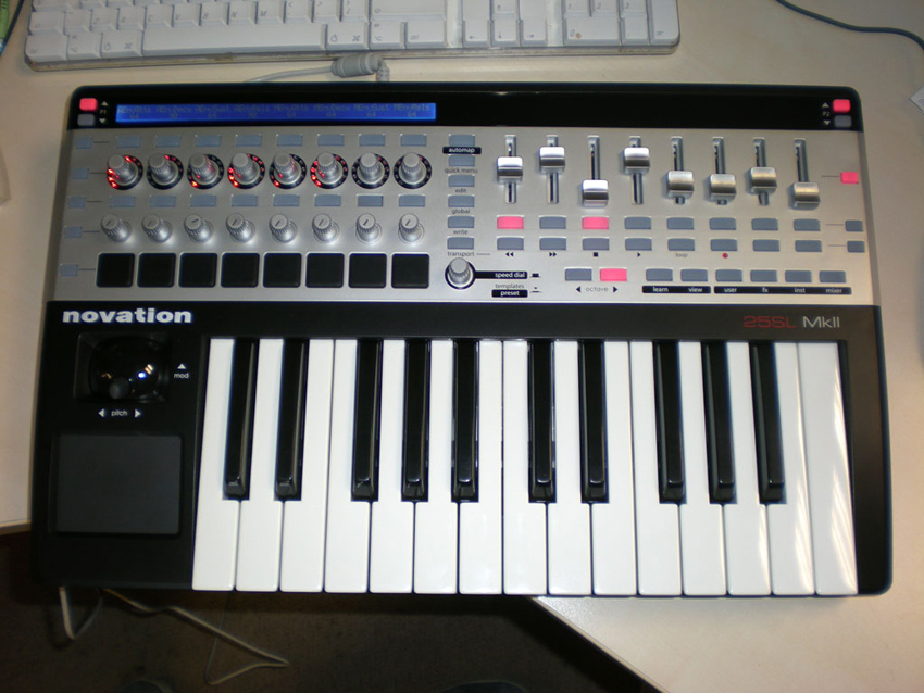 Novation&#039;s SL Mk II, fresh out of its wrapping.