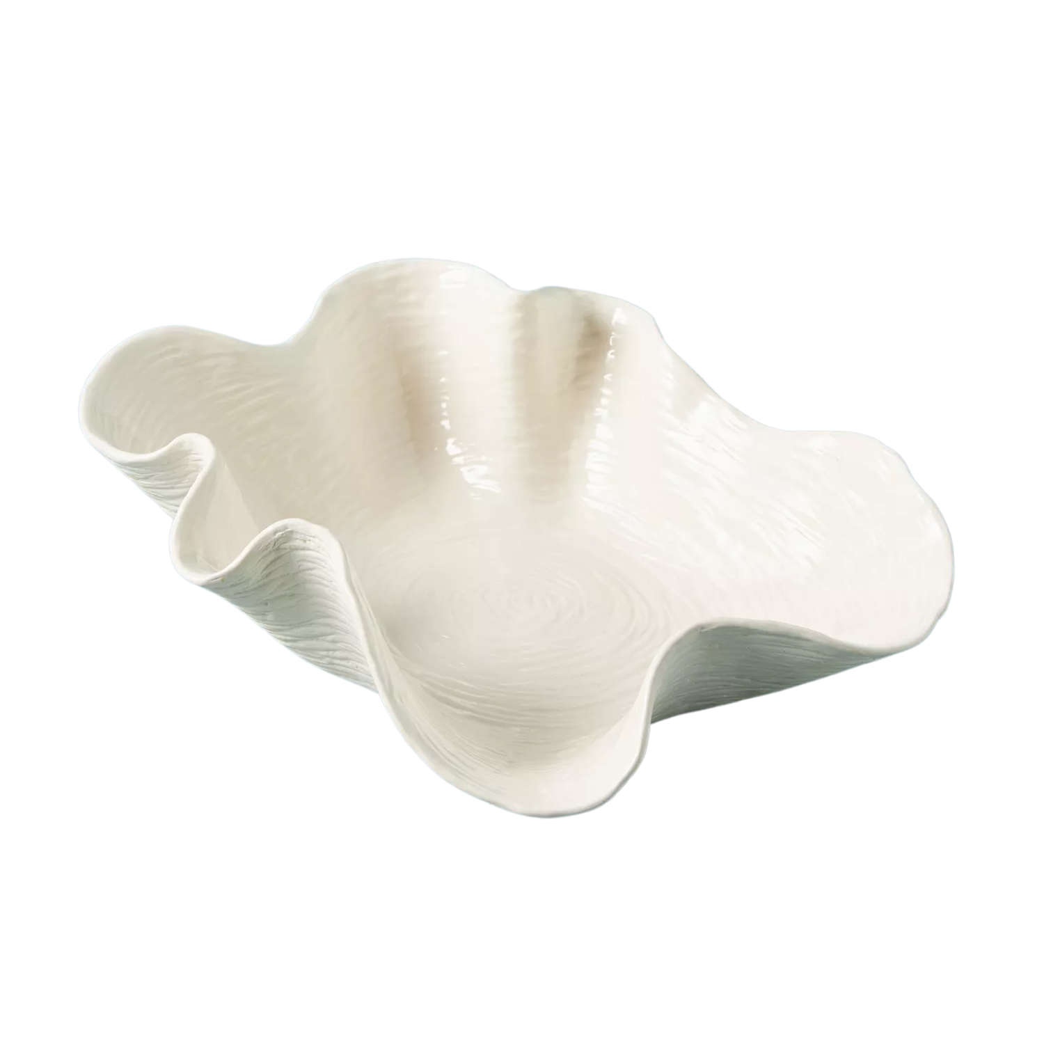 A textured decorative bowl from Anthropologie