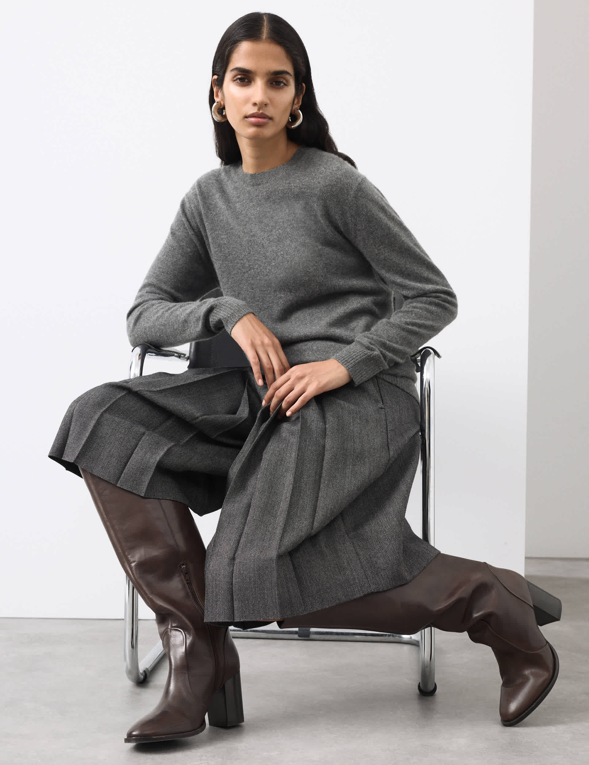 Pure Cashmere Crew Neck Jumper