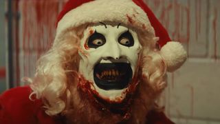 Art the Clown in the Terrifier 3 trailer.