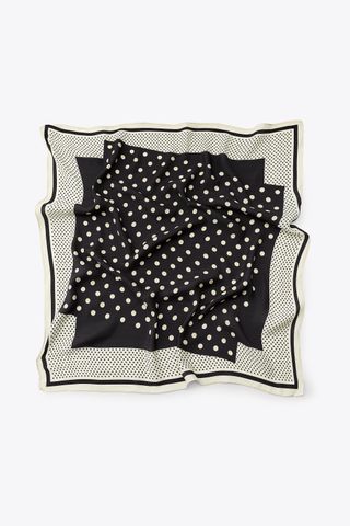 Polka Dot Print Scarf