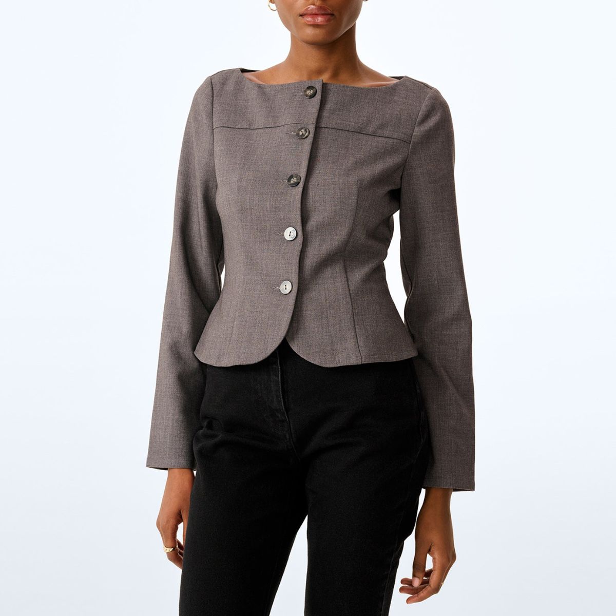 Omnes fitted blazer top