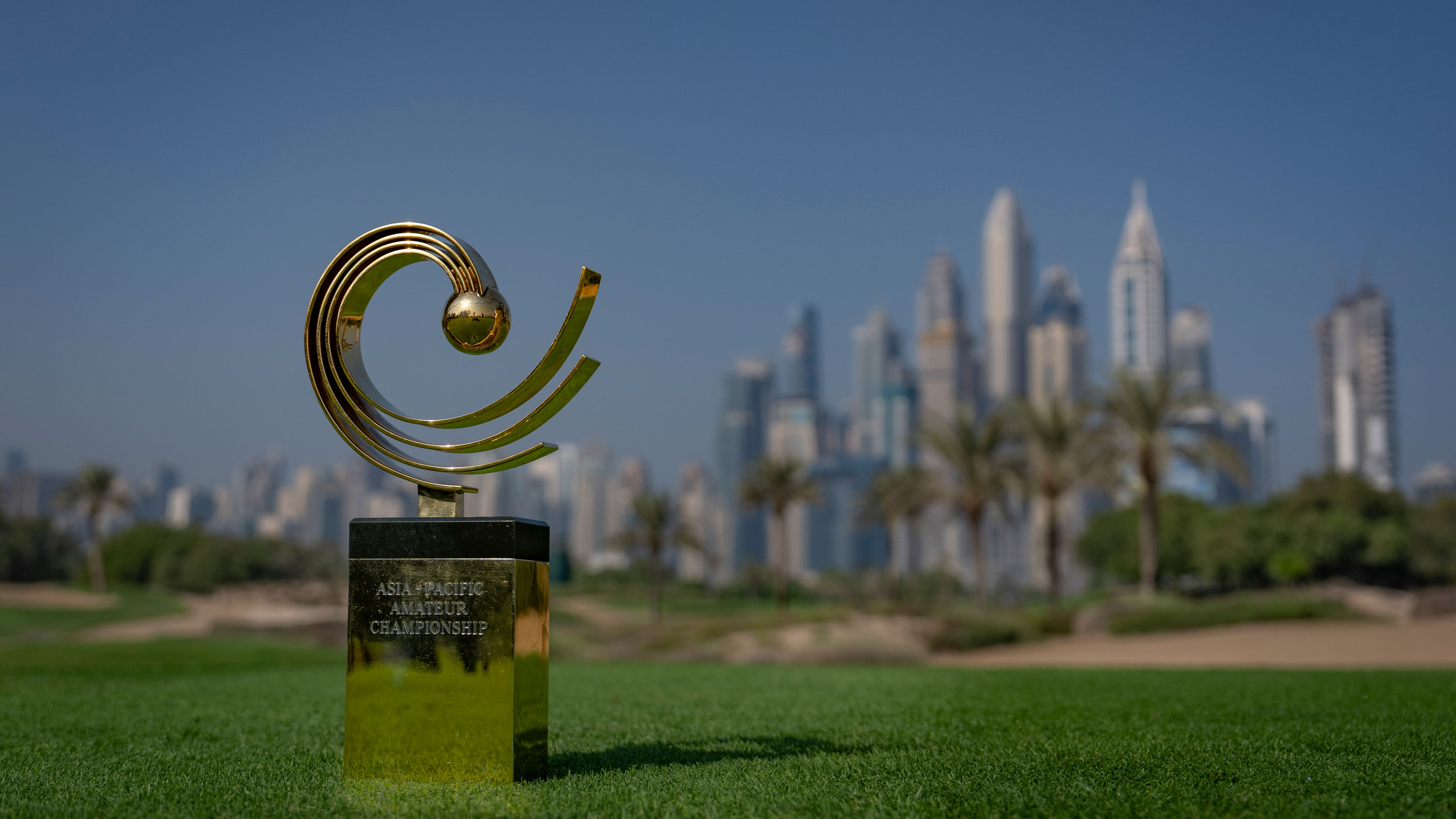 The AAC trophy in Dubai