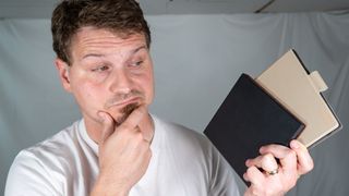 Looking at an Onyx Boox Page and an Onyx Boox Go Color 7 Gen II in their respective cases