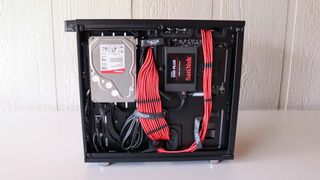 An example of good PC case cable management