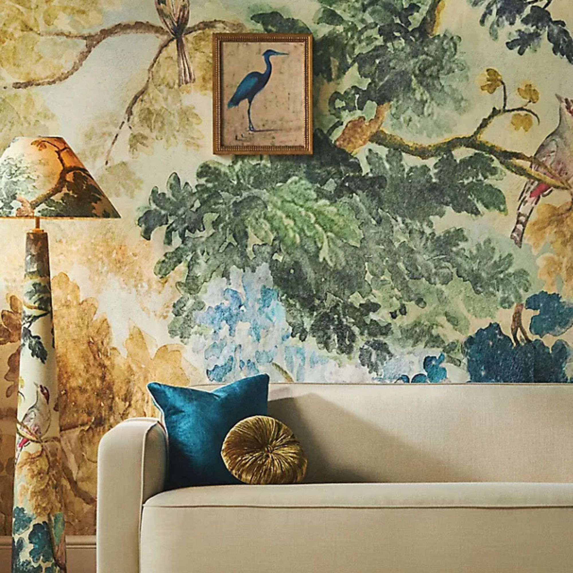 Judarn Floral mural Anthropologie