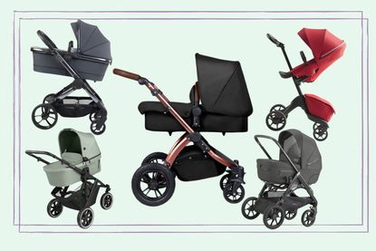 A selection of the best prams reviewed by our testers including iCandy, Stokke, Ickle Bubba, Inglesina and ABC Design