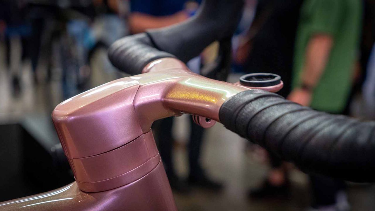 Details of the Scott bike, designed by Dangerholm
