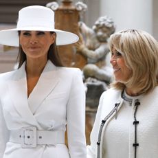 Melania Trump Donald Trump Hat Brigitte Macron