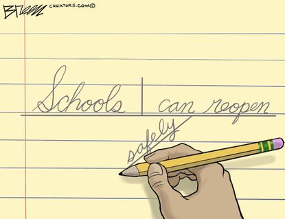 Editorial Cartoon U.S. schools covid&nbsp;