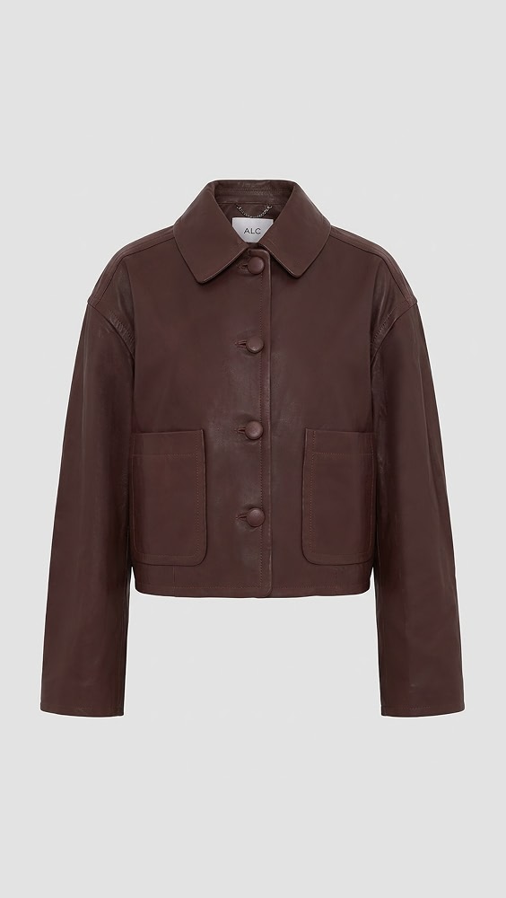 Brooks Leather Jacket - Milk Chocolate
