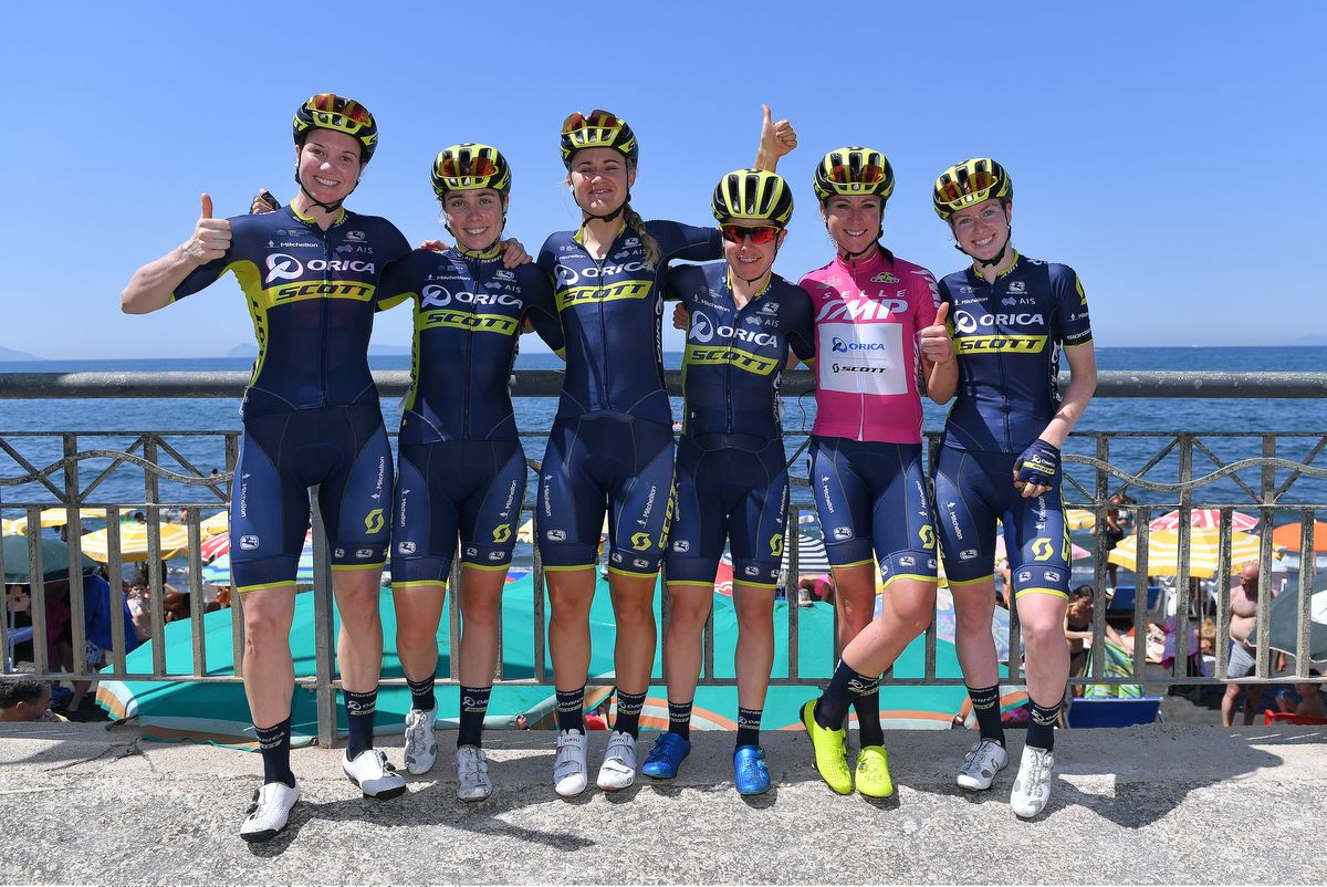 The Orica-Scott team enjoyed the Giro Rosa