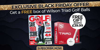 A promo for a Golf Monthly Black Friday subscription offer