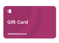 Class Bento Gift Card