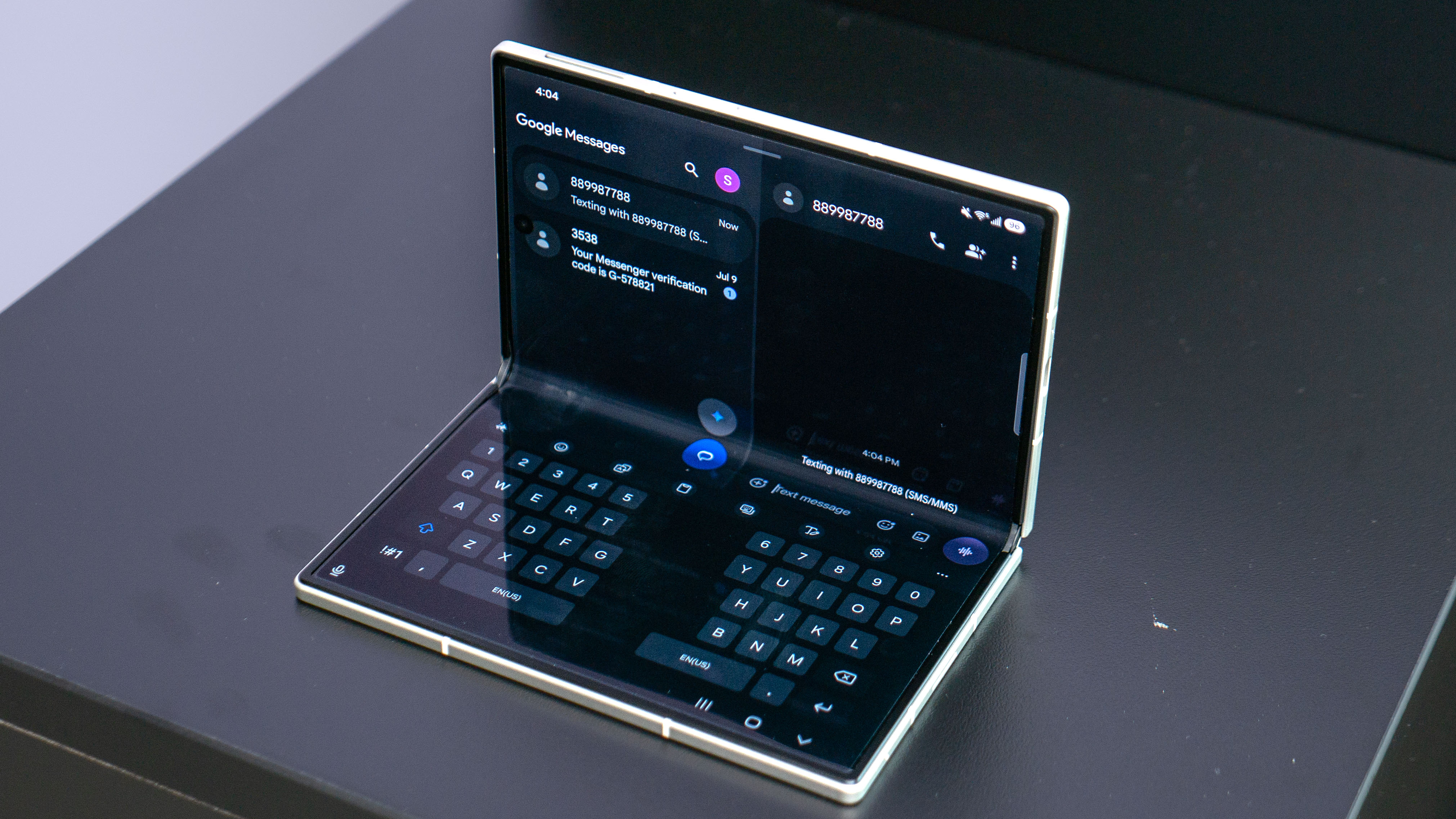 Galaxy Z Fold 8 shown on a table