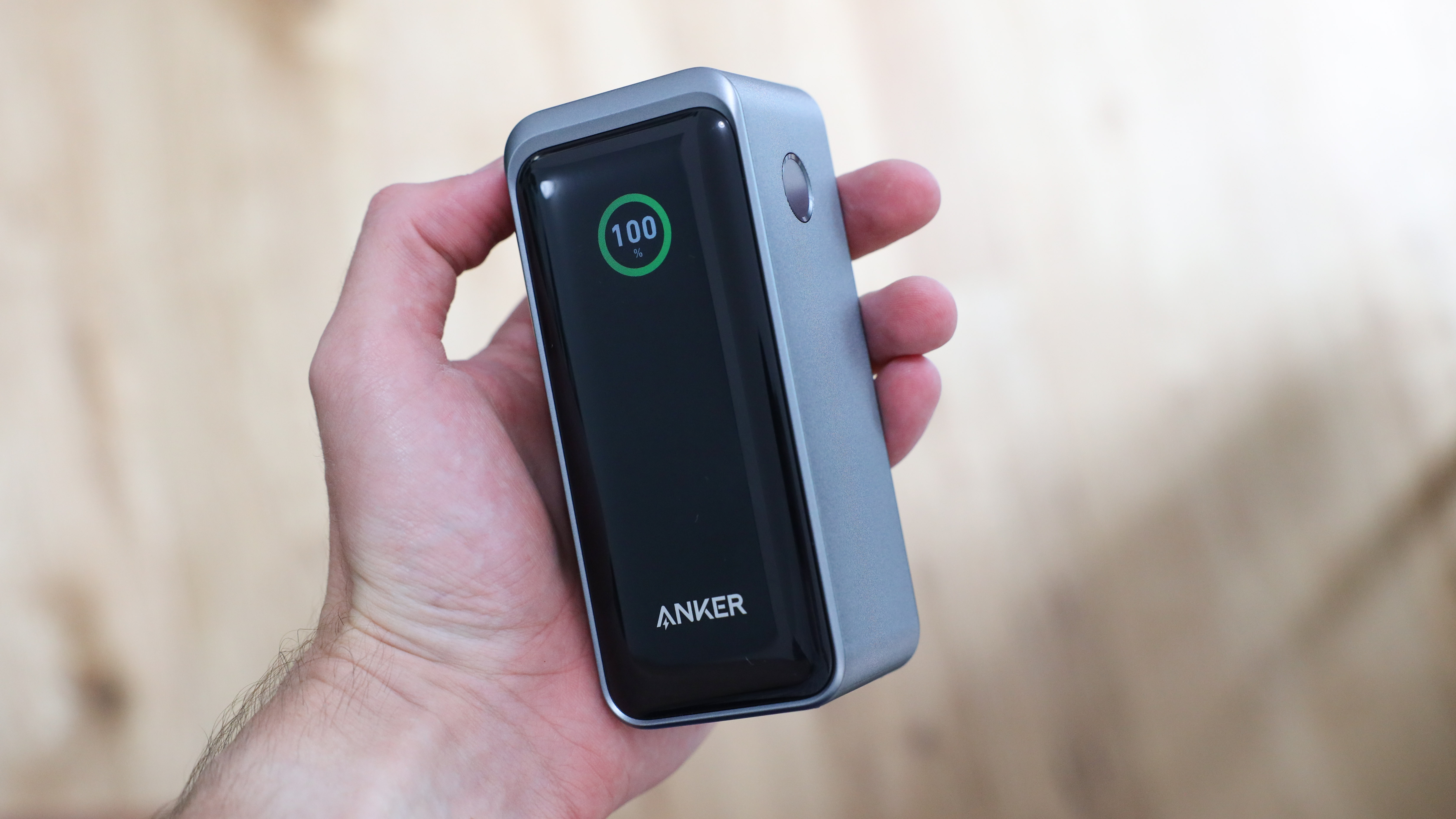 Anker Prime 20,000mAh Power Bank 200-watt portable charger — two USB-C  ports, one USB-A port at Crutchfield