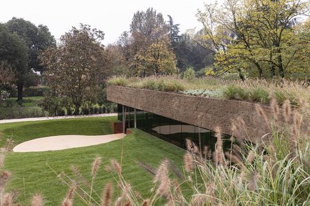 mutti canteen Quisimangia with green roof by carlo ratti