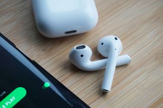 AirPods with charging case