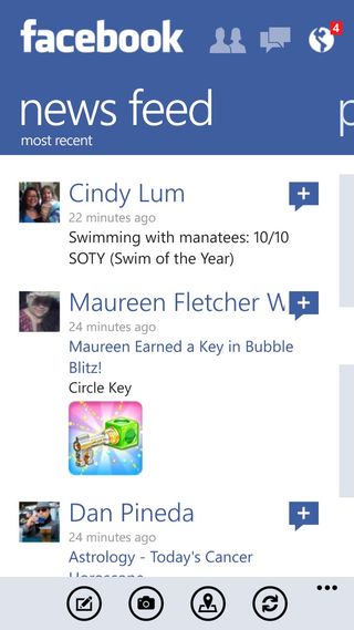 Facebook for Windows Phone 8