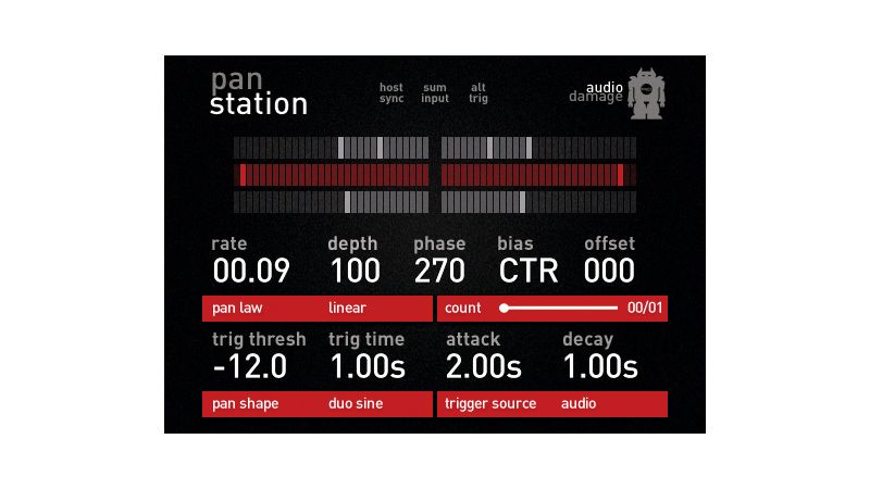 Panning vst. Audio Damage Panstation. Pan VST. Panstation auto-Panner. Pan CB Station.