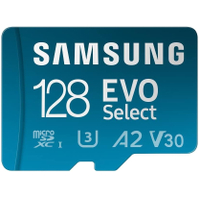 Samsung EVO Select 128GB microSD UHS-I card |