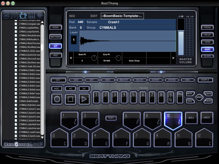 Beat Thang Virtual: the newest beat machine on the block.