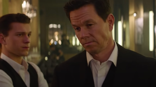 Tom Holland and Mark Wahlberg as Nathan Drake and Sully in Sony's Uncharted movie