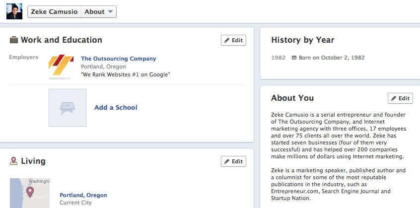 If people have taken the trouble to click through to your About page, make sure you grab their attention