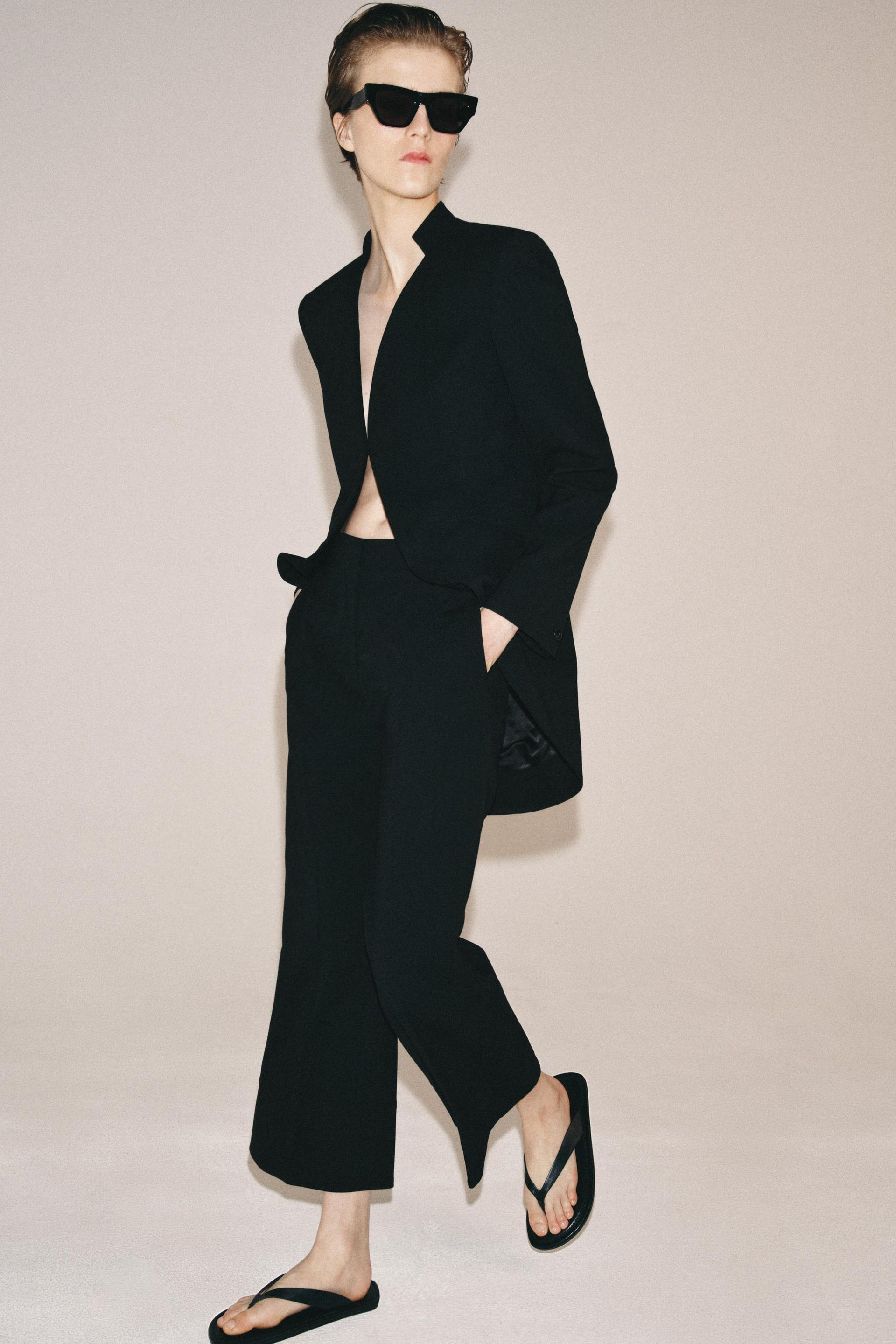 Zw Collection Limited Edition Cropped Flare Pants
