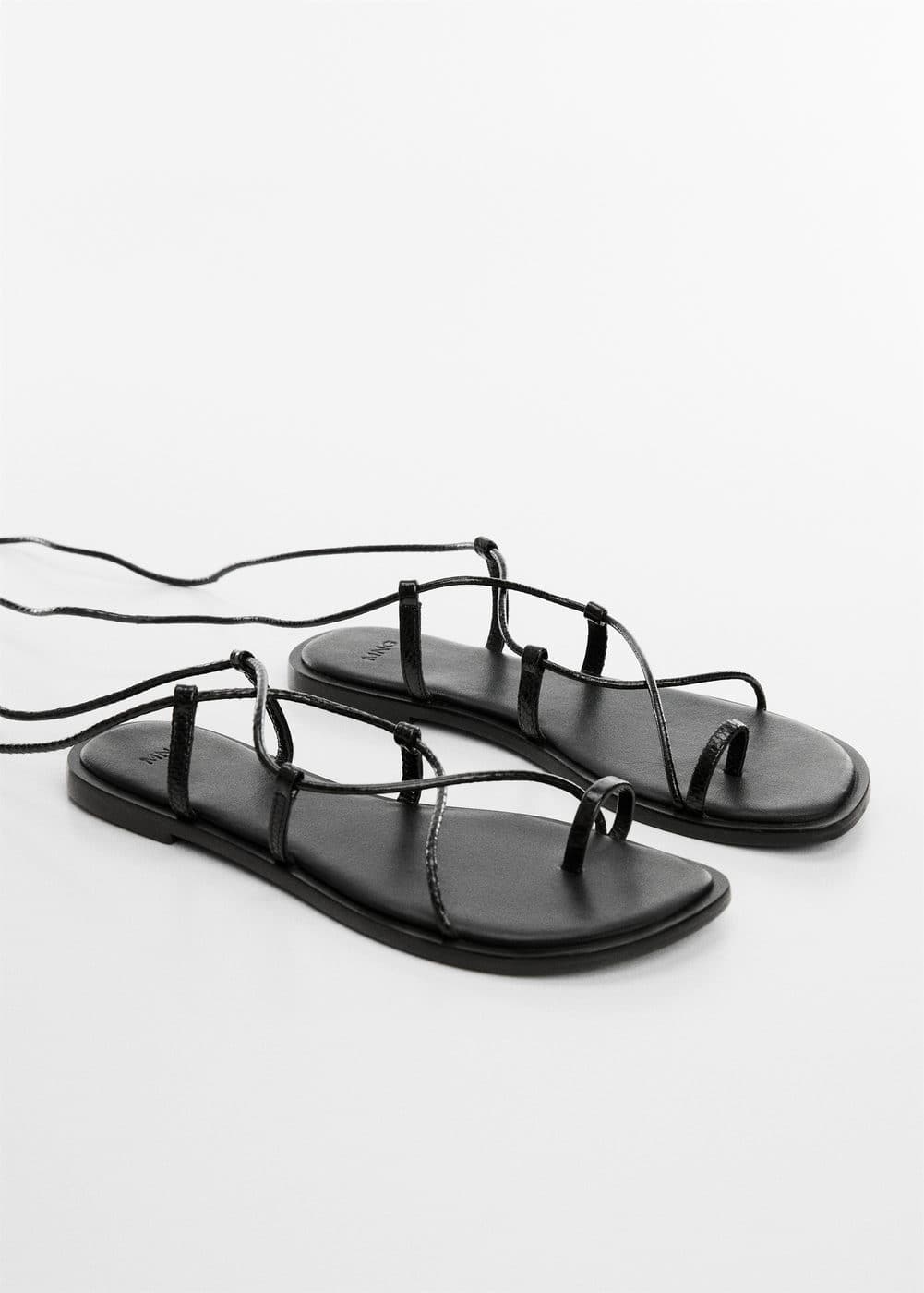 Leather Straps Sandals 